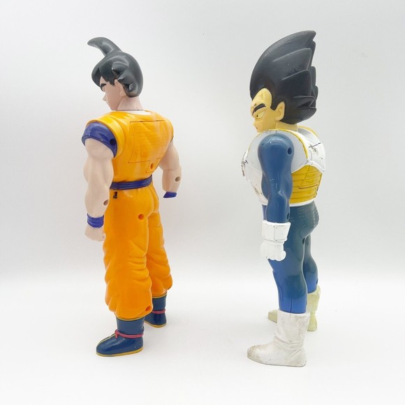 1999 Dragon Ball Z Goku & Vegeta‎ Walkie Talkies Funimation Productions Damage - Picture 5 of 12